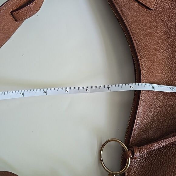 EUC Coach Sutton Hobo No. 35593 in Saddle Brown Pebbled Leather 12"x10"x3" - Picture 14 of 15